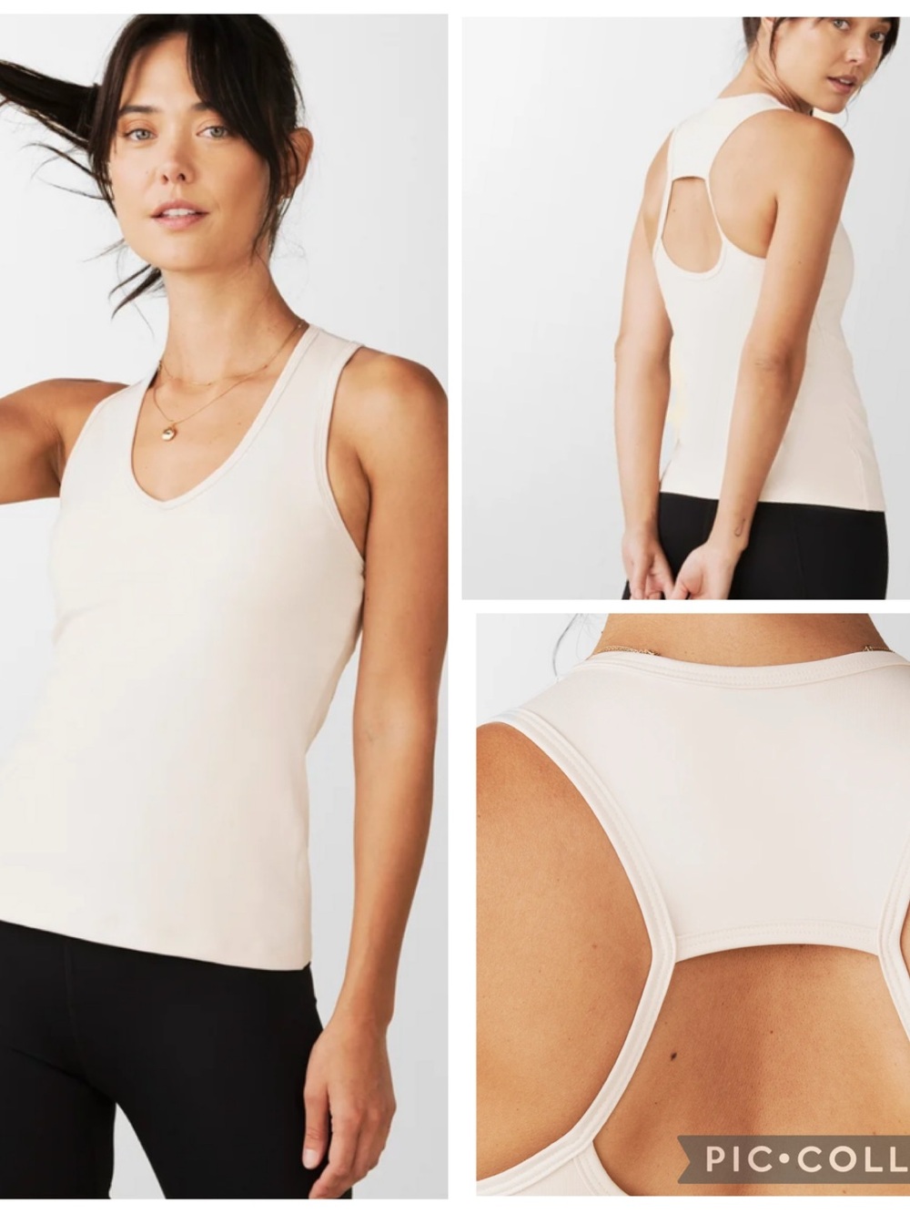NEW Losano Keep You Cool Athletic Tank PFAS Free Nontoxic Ethical Made Dune XS